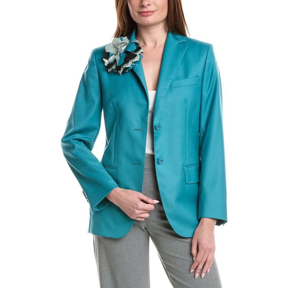 Officine Générale Womens Officine Generale Charlene Wool Jacket, Green